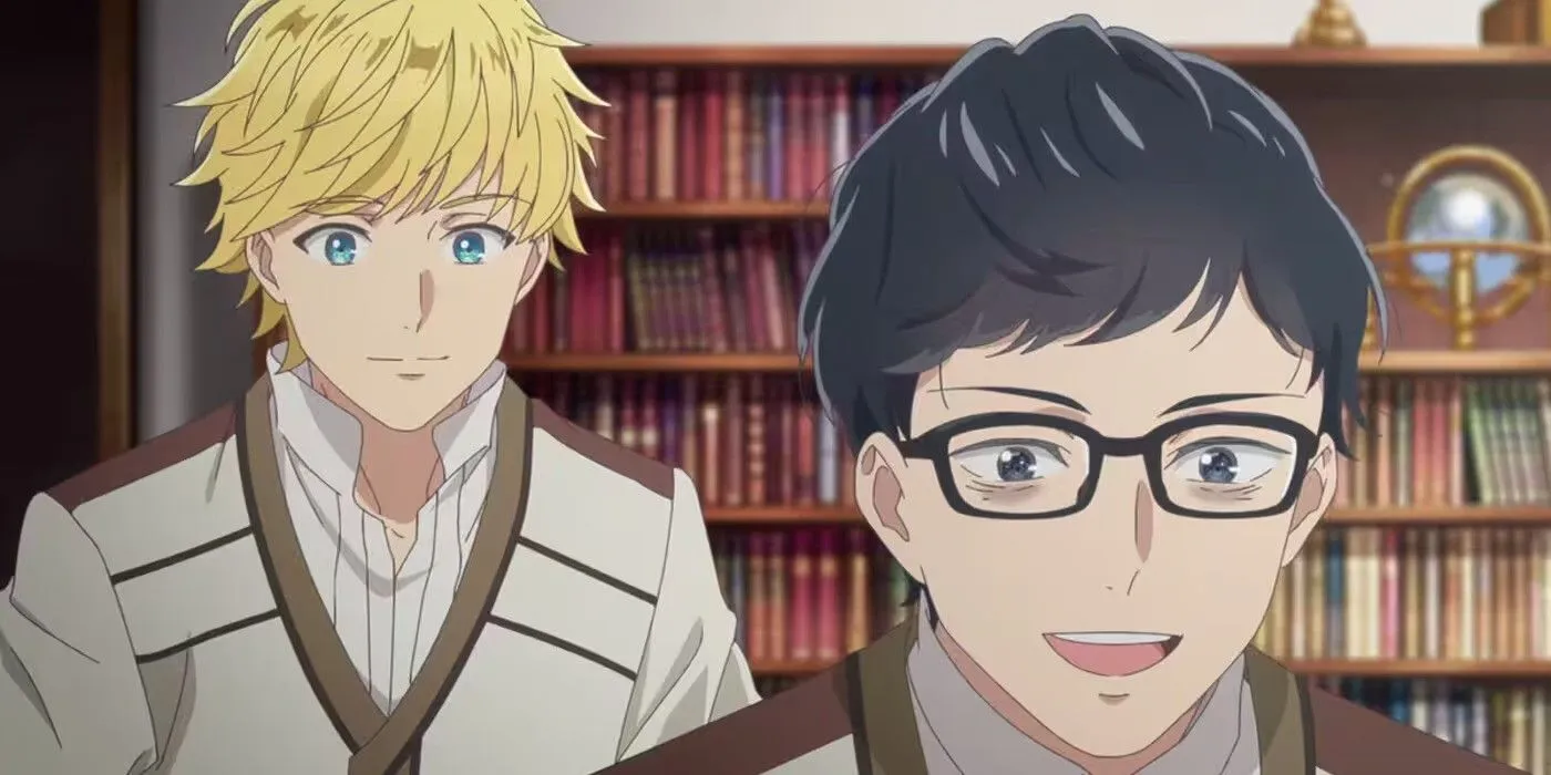 Кадр из аниме «Судьба параллельного мира в руках трудоголика» — Сэйитиро