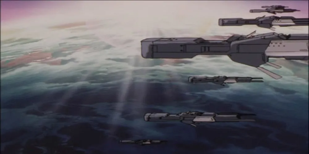 Флот Союза Свободных Планет над Рондолиной