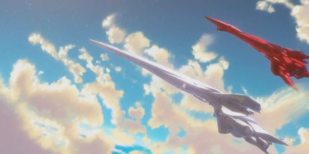 Кадр из «Легенды о героях Галактики»: опенинг Die Neue These