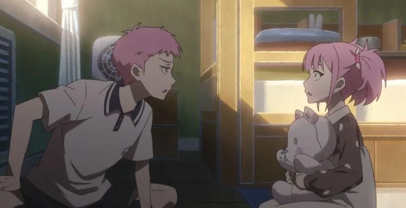 Кадр из эпизода «Тайная вечеря» — Ли Тяньси и её брат-близнец