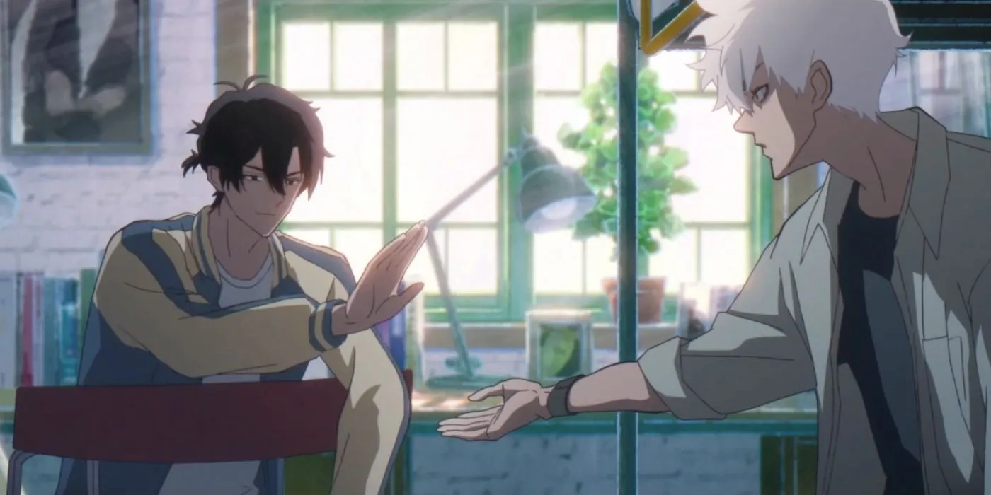 Кадр из дунхуа «Агент времени» — Чэн Сяоши и Лу Гуан