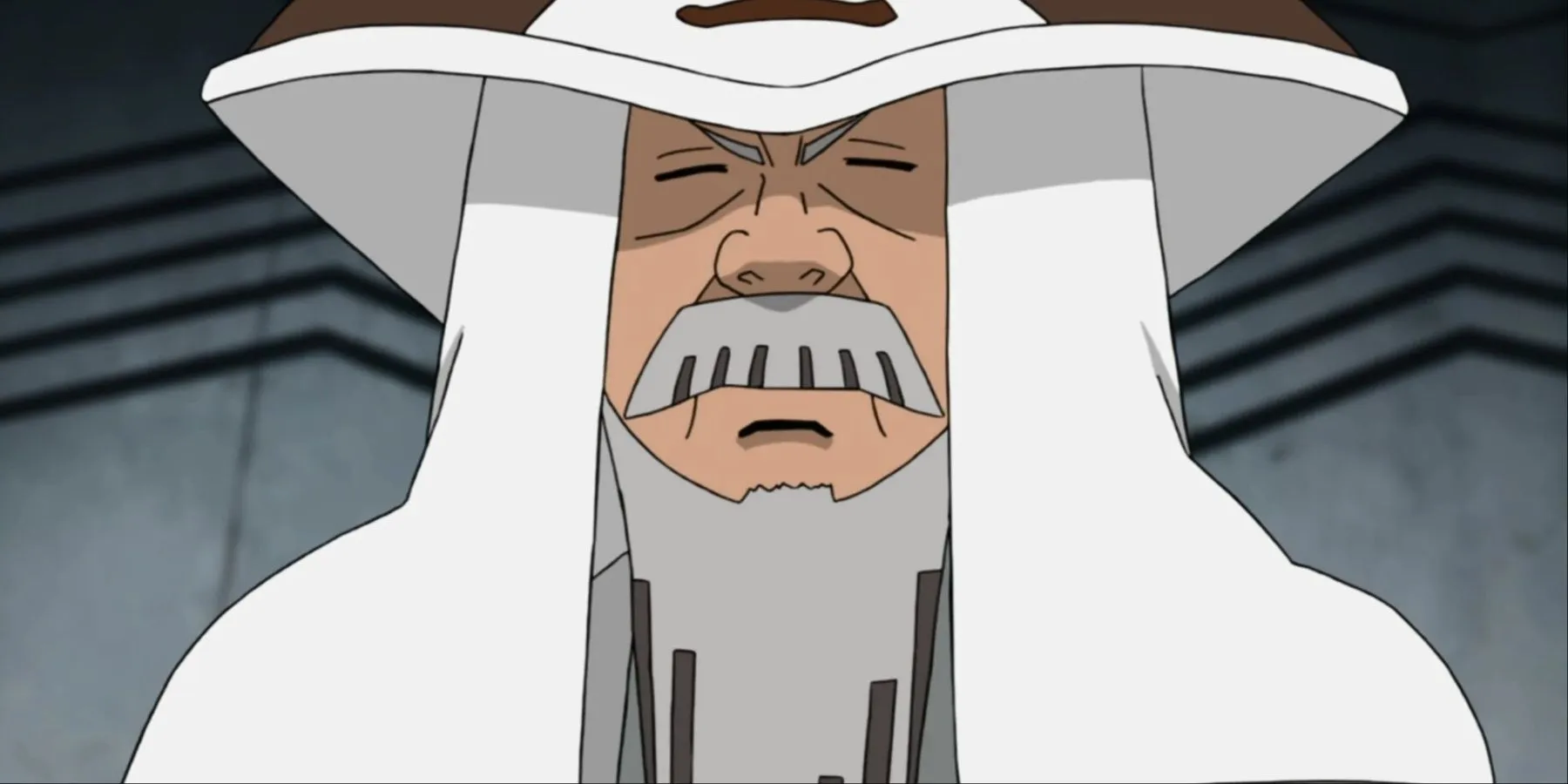 Исикава, Первый Цутикаге, беседует с Оноки в «Наруто»