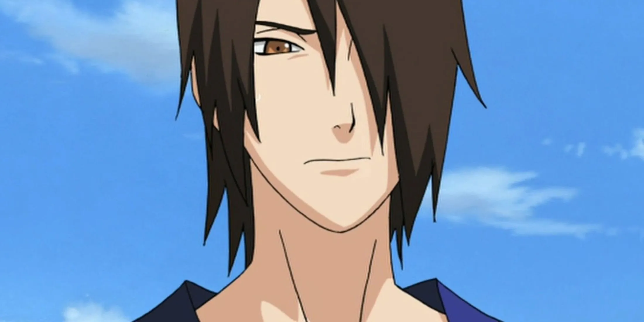 Утаката на фоне голубого неба в аниме «Наруто»