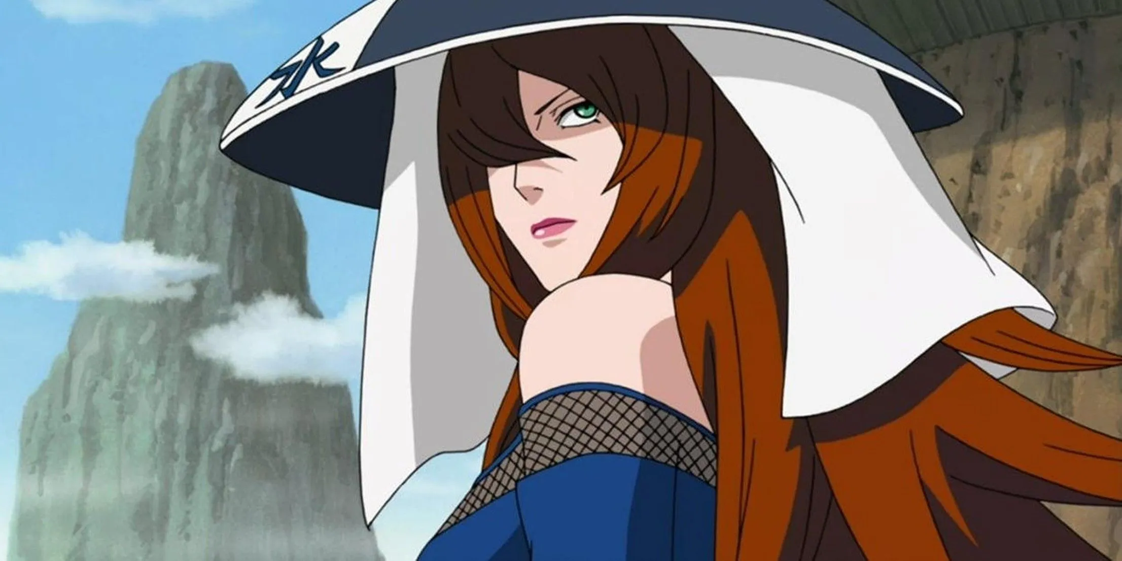 Мэй Тэруми оглядывается в аниме «Наруто»