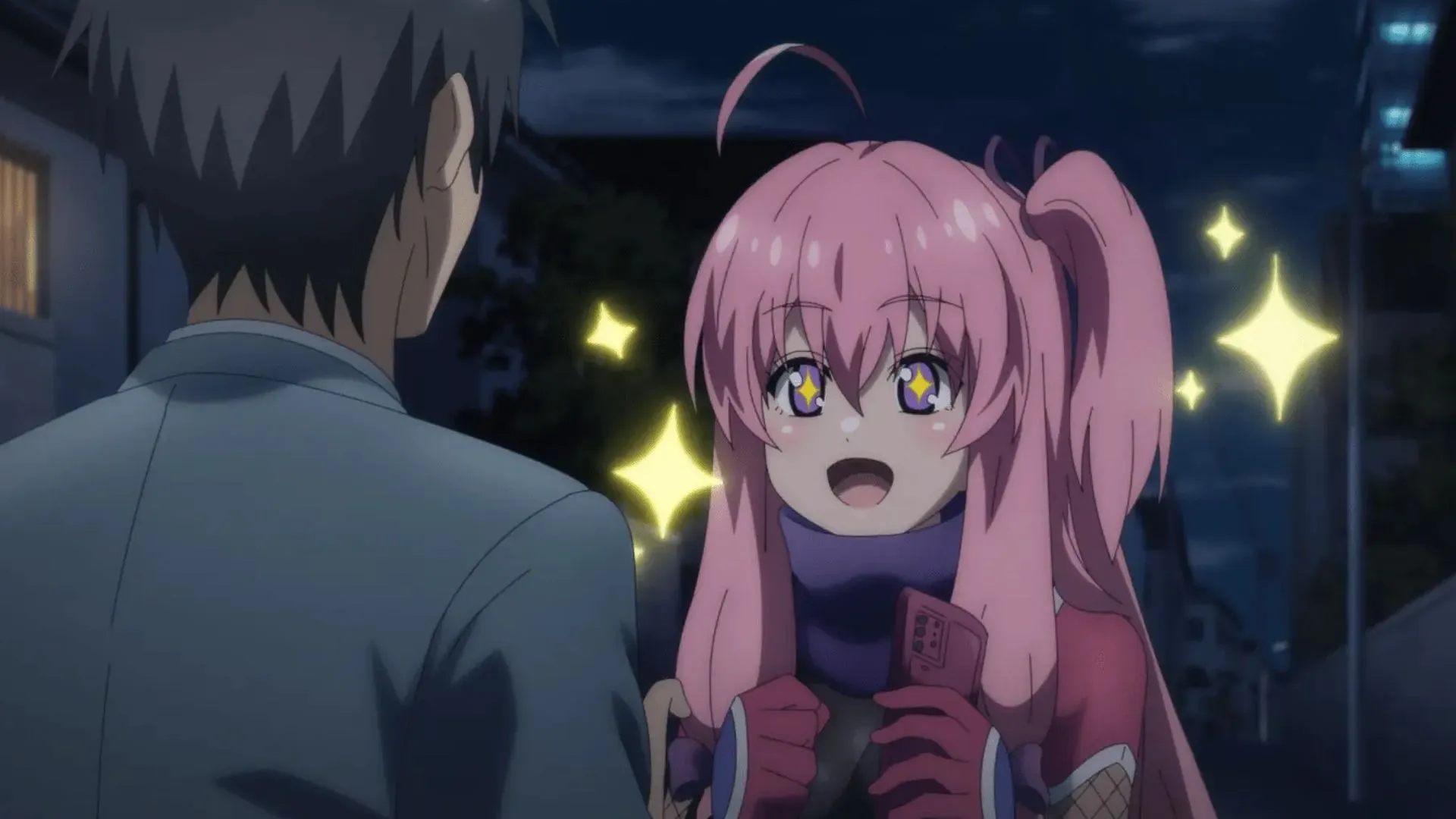 Герои аниме «Живу с подругой-отаку ниндзя»