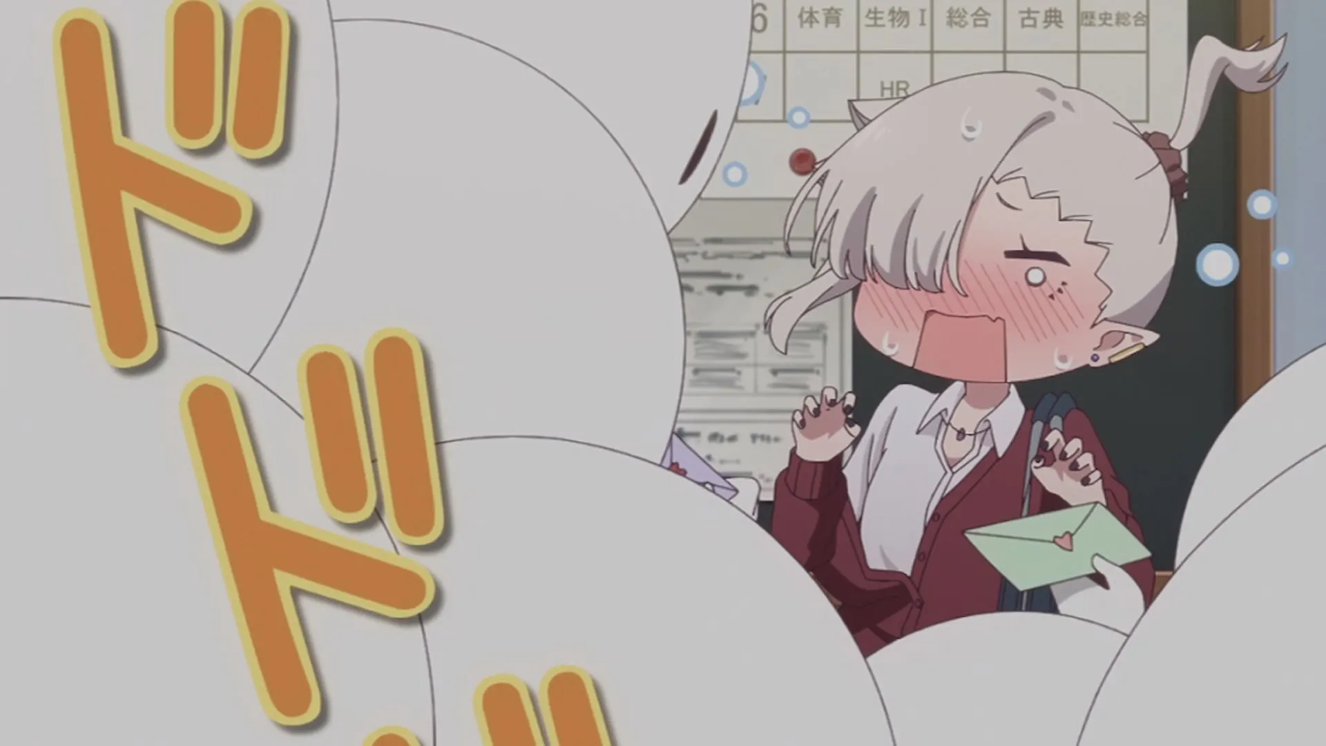 Сцена из аниме о вампирше