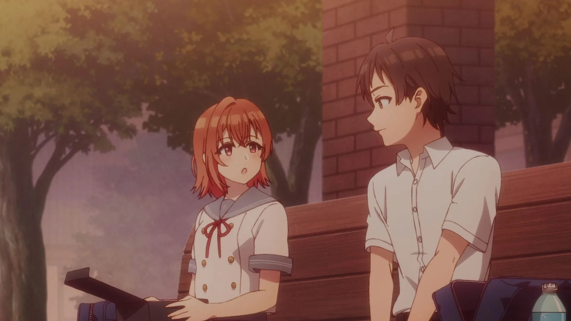 Сцена из аниме о младшей сестре