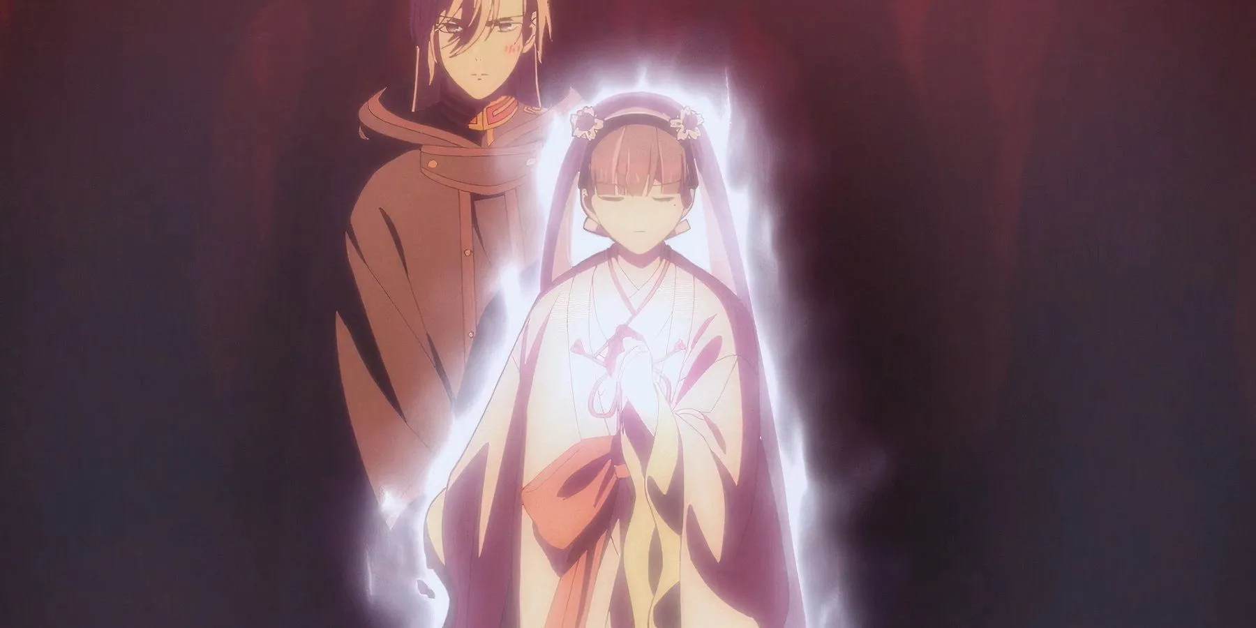 Кадр из аниме «Мой счастливый брак» 2 сезон