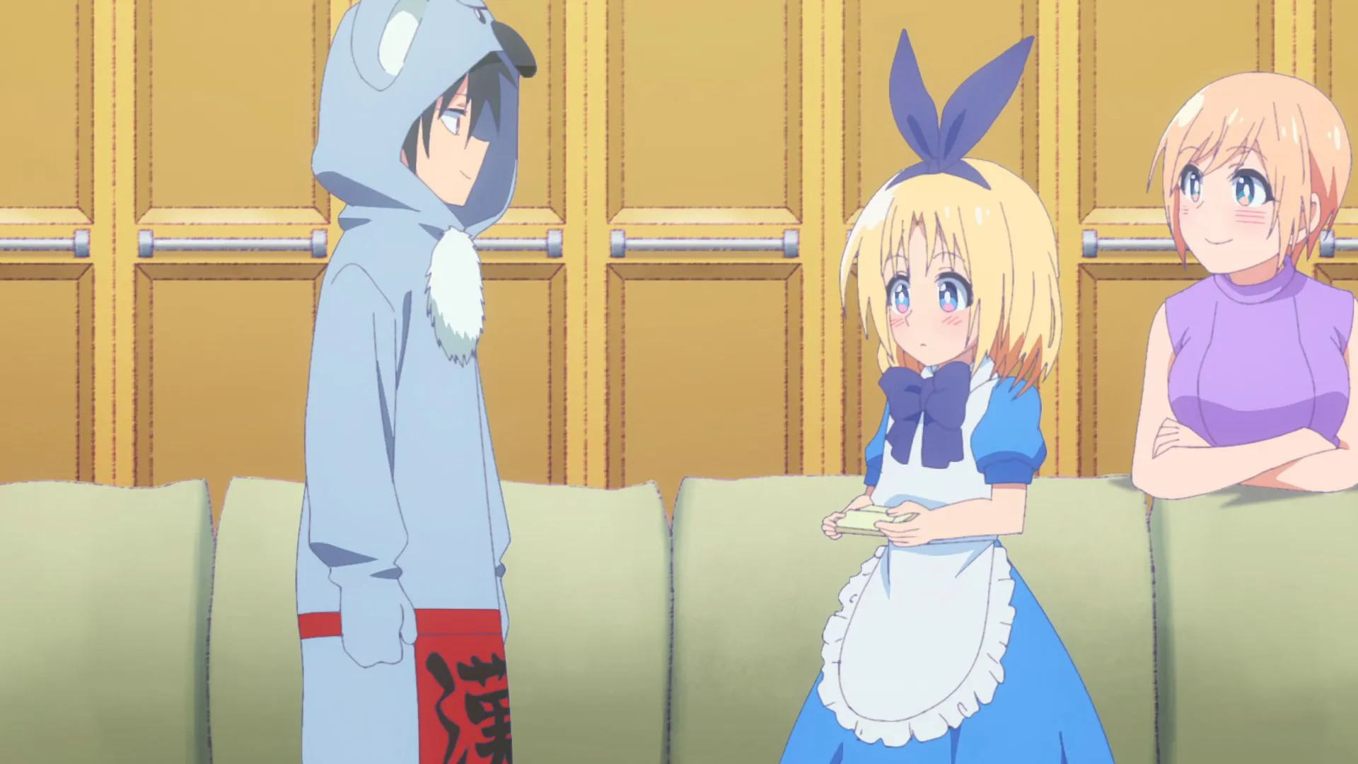 Сцена из аниме о игровом центре