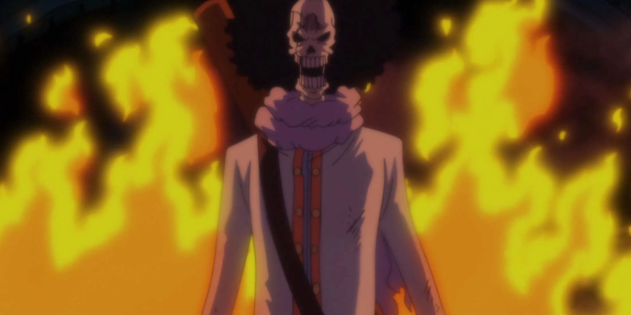 Брук в бою в «Ван-Пис»