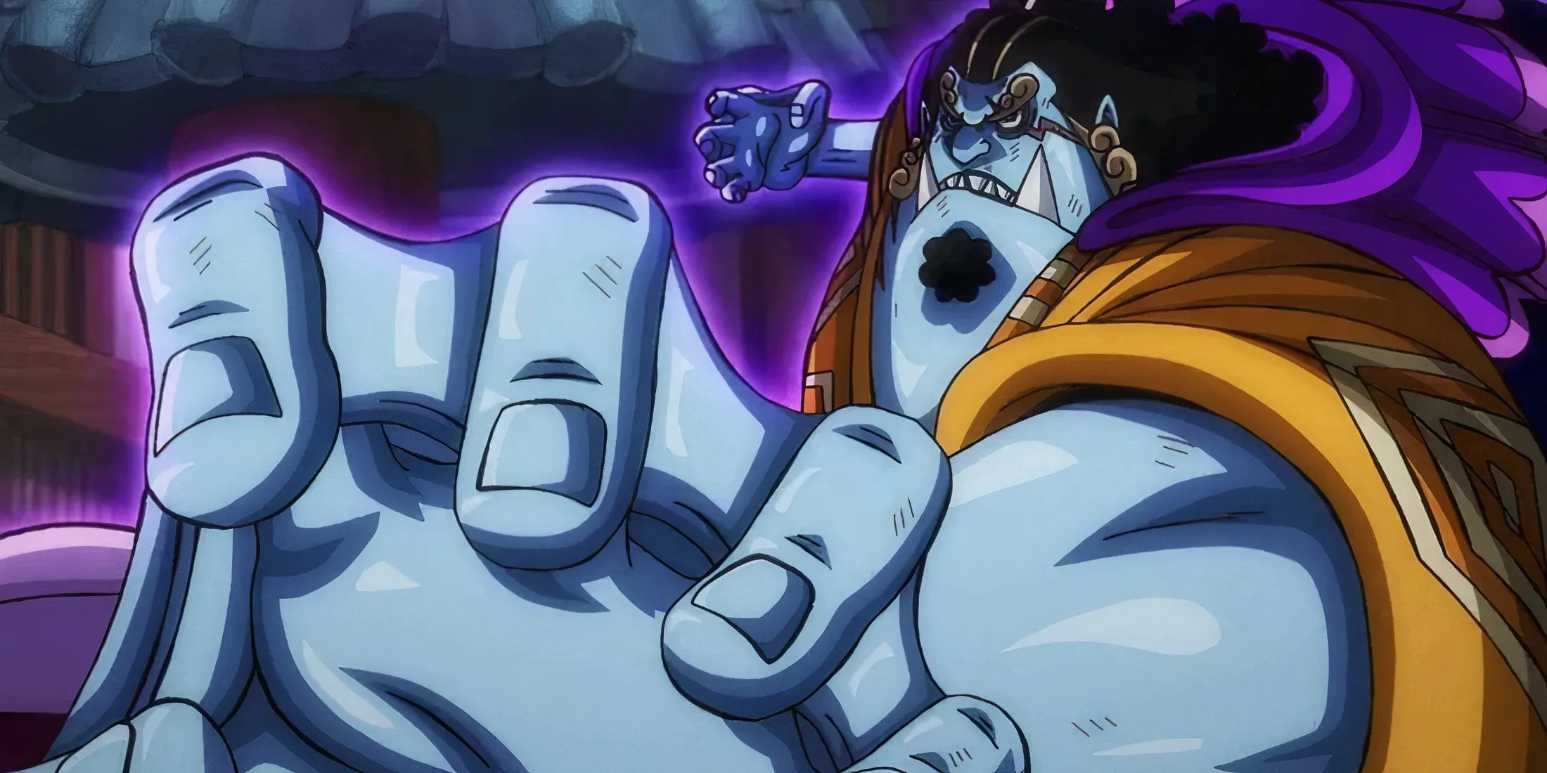 Дзимбэй в бою в «Ван-Пис»