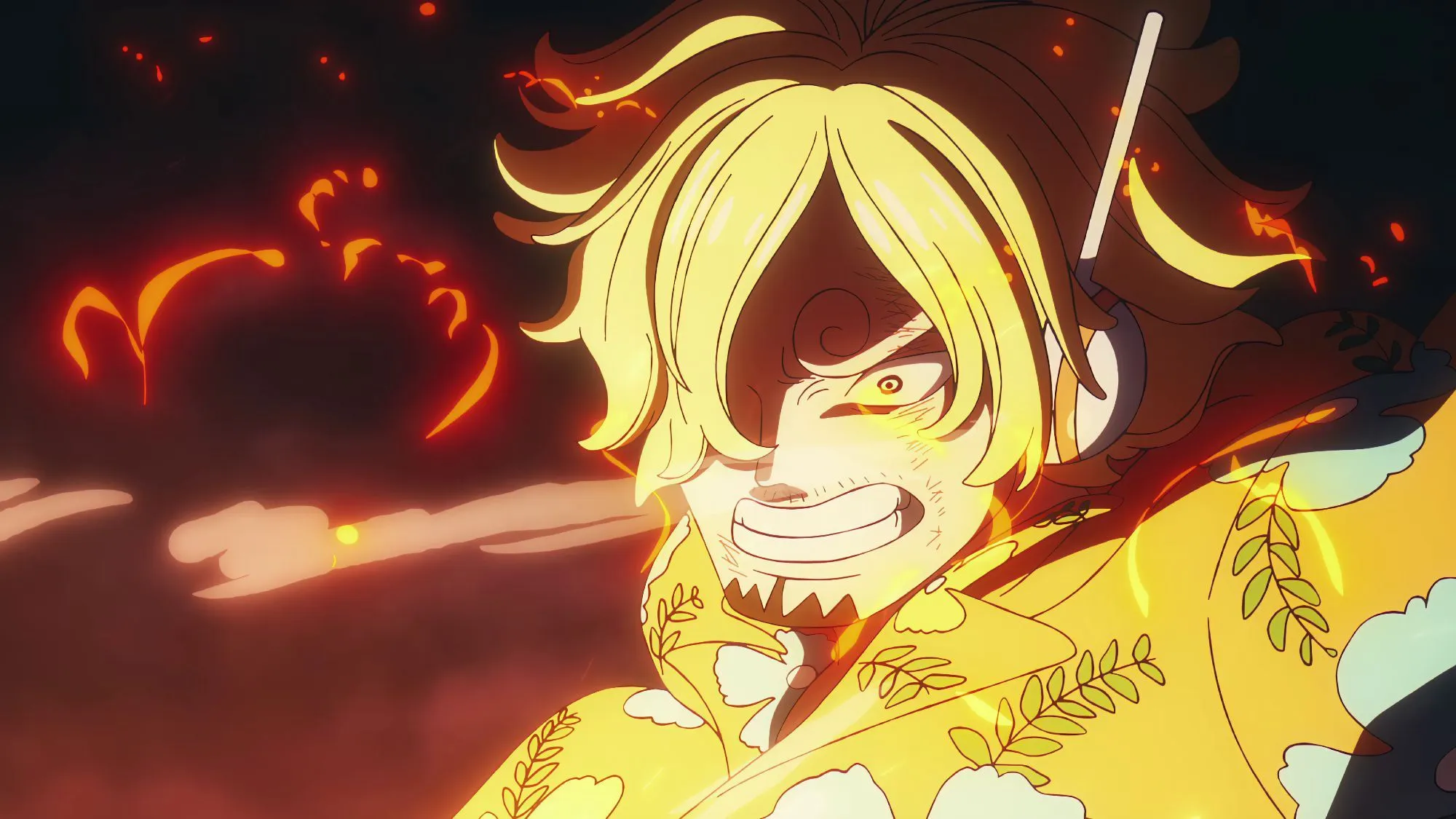 Санджи в бою в «Ван-Пис»