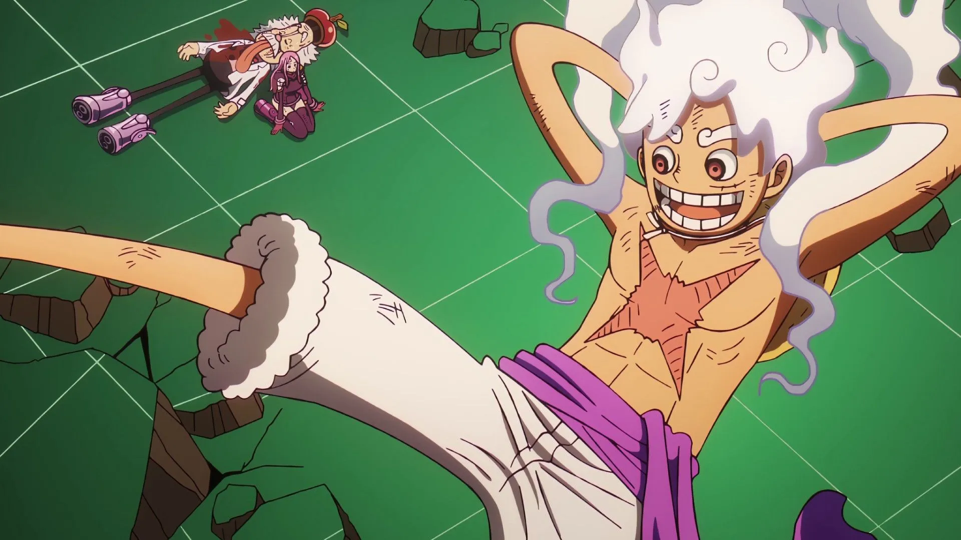 Монки Д. Луффи в усиленной форме в арке Эльбаф, аниме «Ван-Пис»