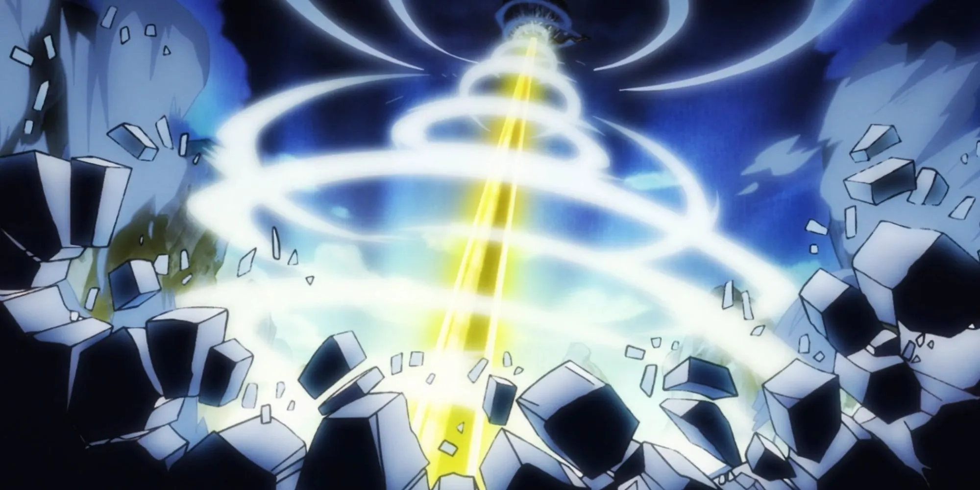 Трафальгар Ло использует Пунктуру Вилле в аниме «Ван-Пис»