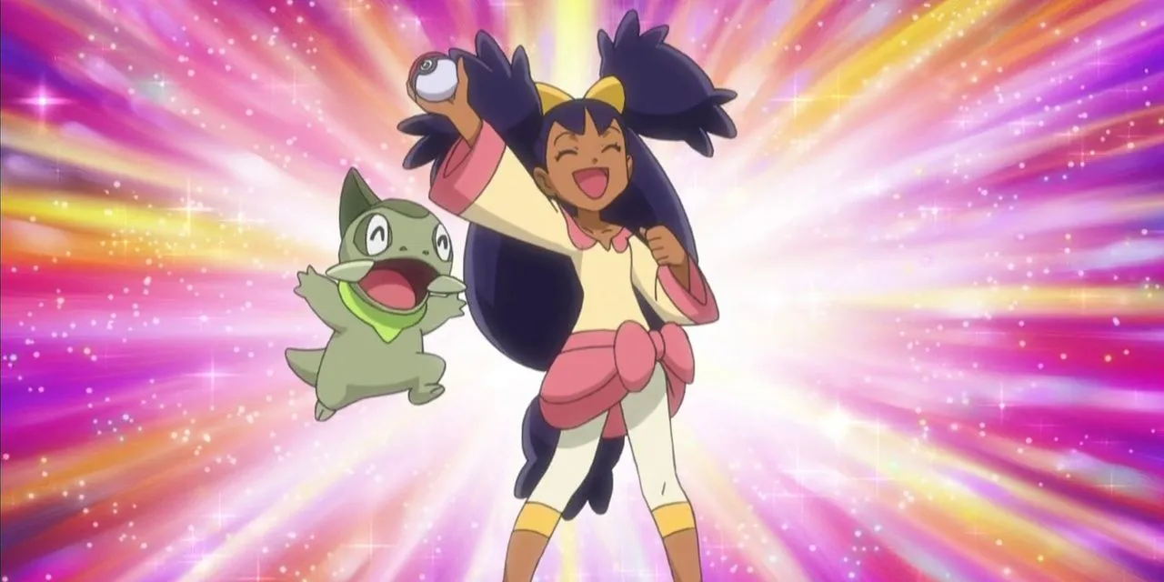 Айрис и Кибаго — её первый покемон-партнёр