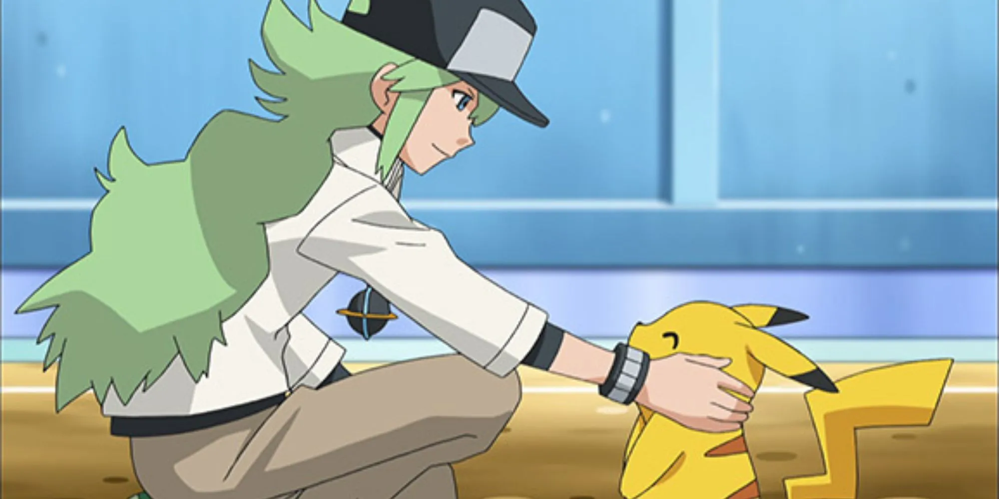 N с покемонами в лесу