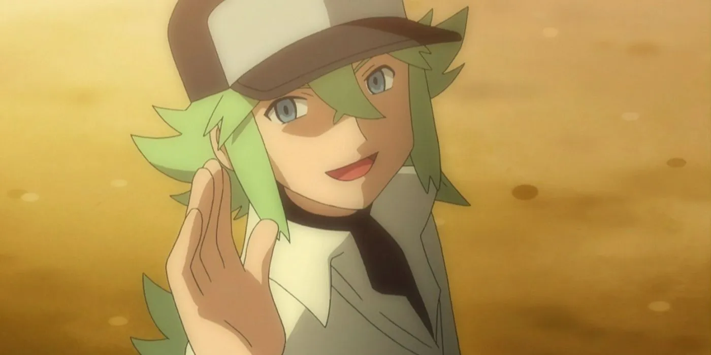 N прощается в аниме «Покемон»