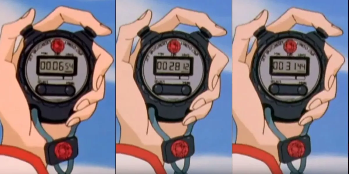 Повторяющийся мотив секундомера Мики Каору в «Юной революционерке Утэне»