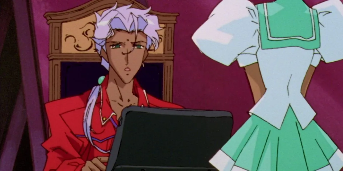 Акио Отори из «Юной революционерки Утэны» за работой