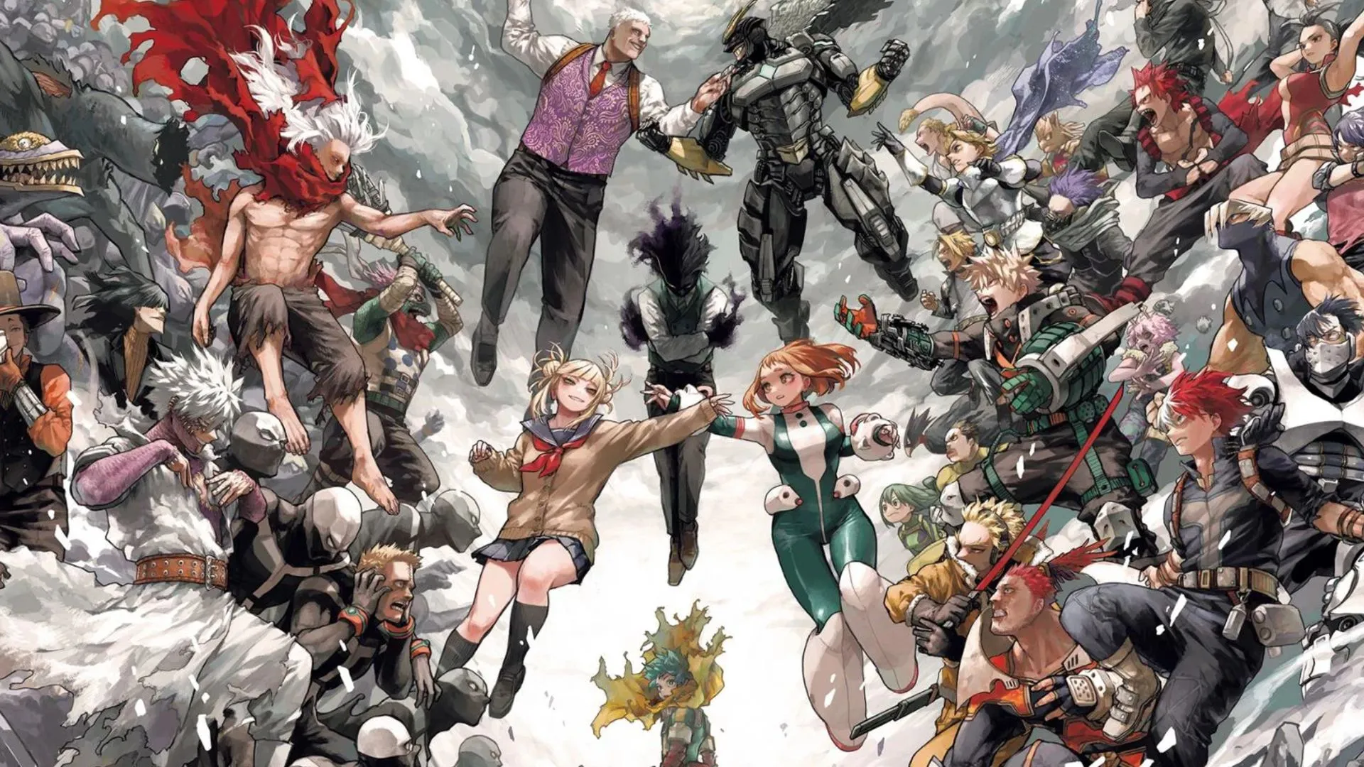 Герои и злодеи «Моей геройской академии» перед финальной битвой