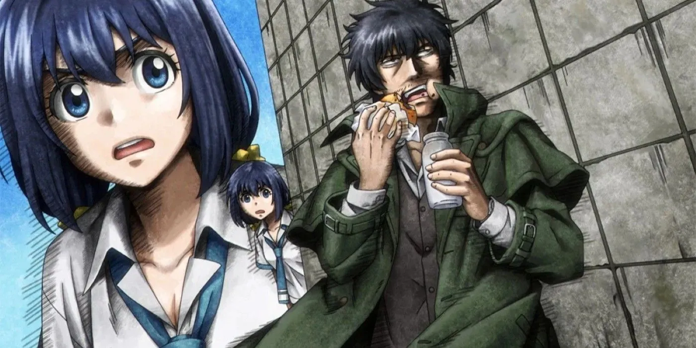 Кадр из аниме «С нынешними детективами ничего не поделаешь»