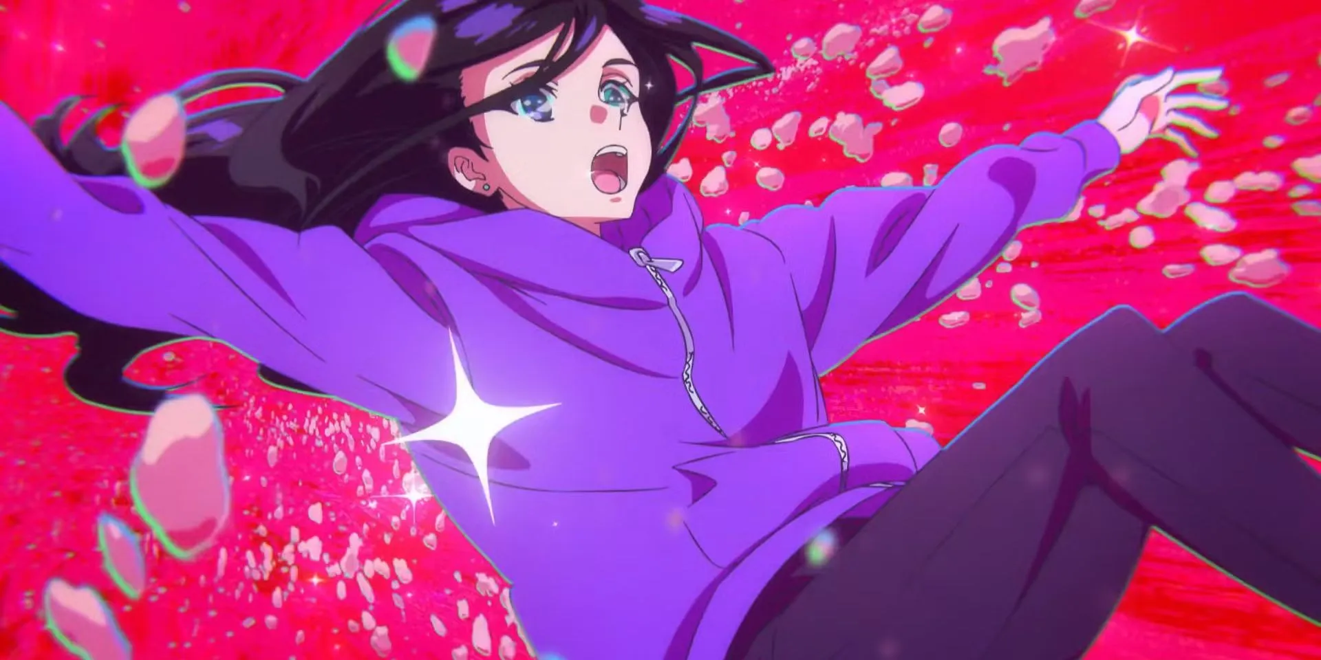 Нацуко Хиросе в сцене из махо-сёдзё в «Полном исследовании»