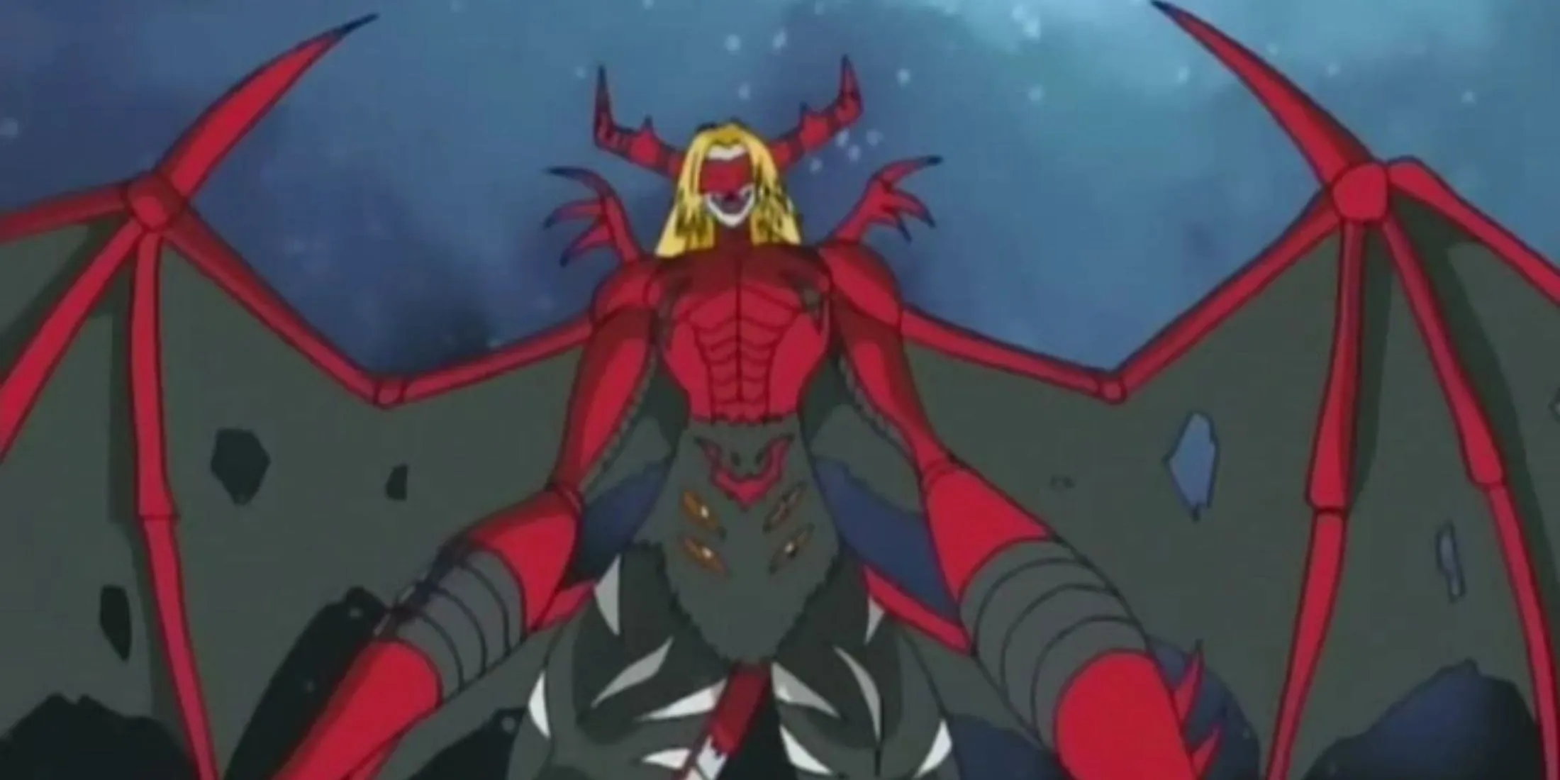 Сцена из аниме «Приключения Дигимонов»