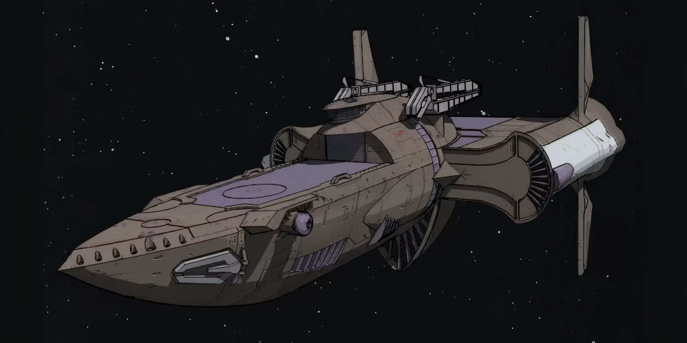 Корабль «Бибоп» в аниме «Ковбой Бибоп»