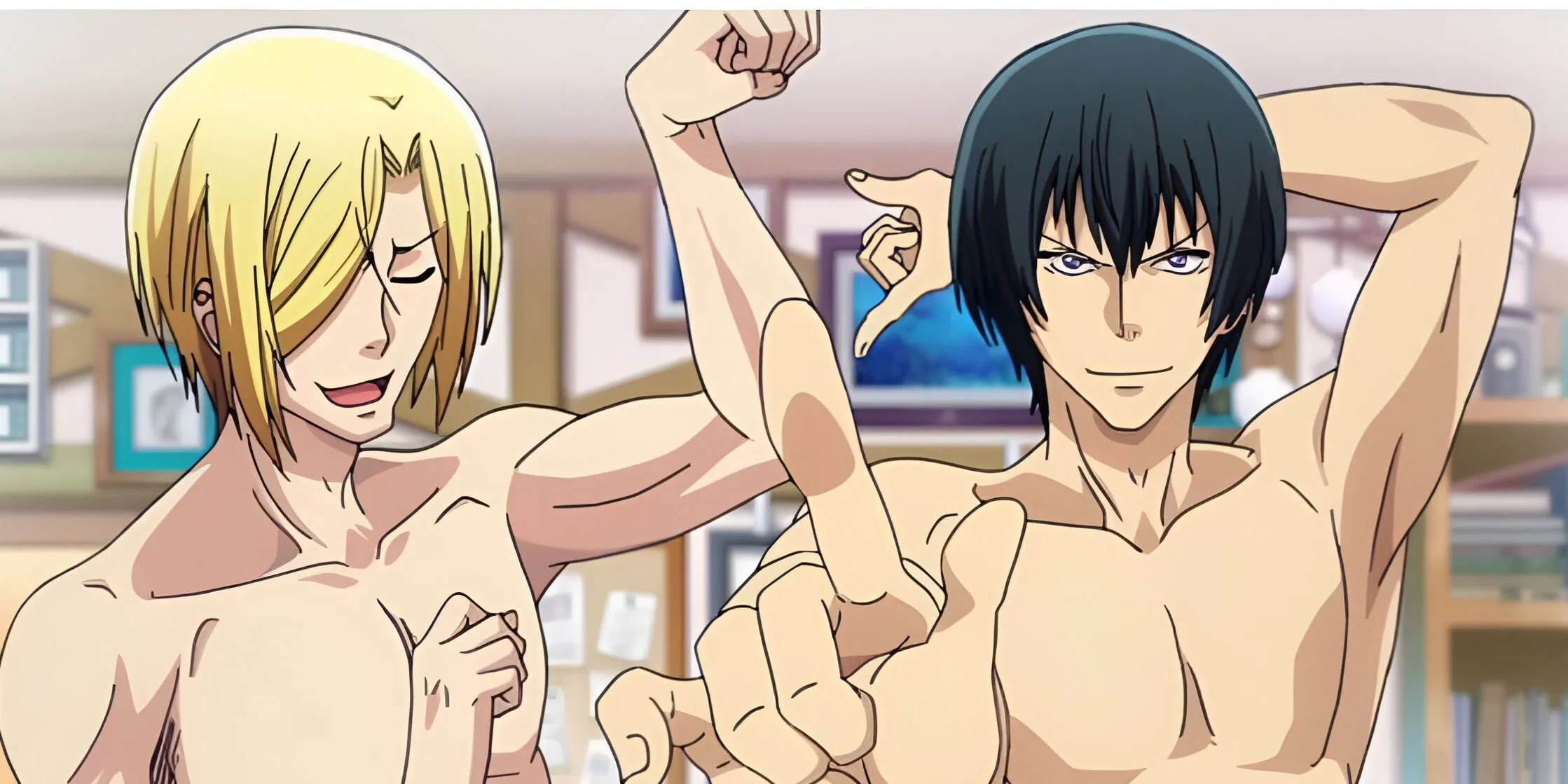 Иори и Кохэй в аниме «Необъятный океан»