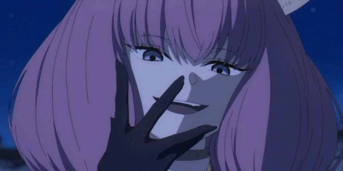 Аура Гильотина, кадр из аниме