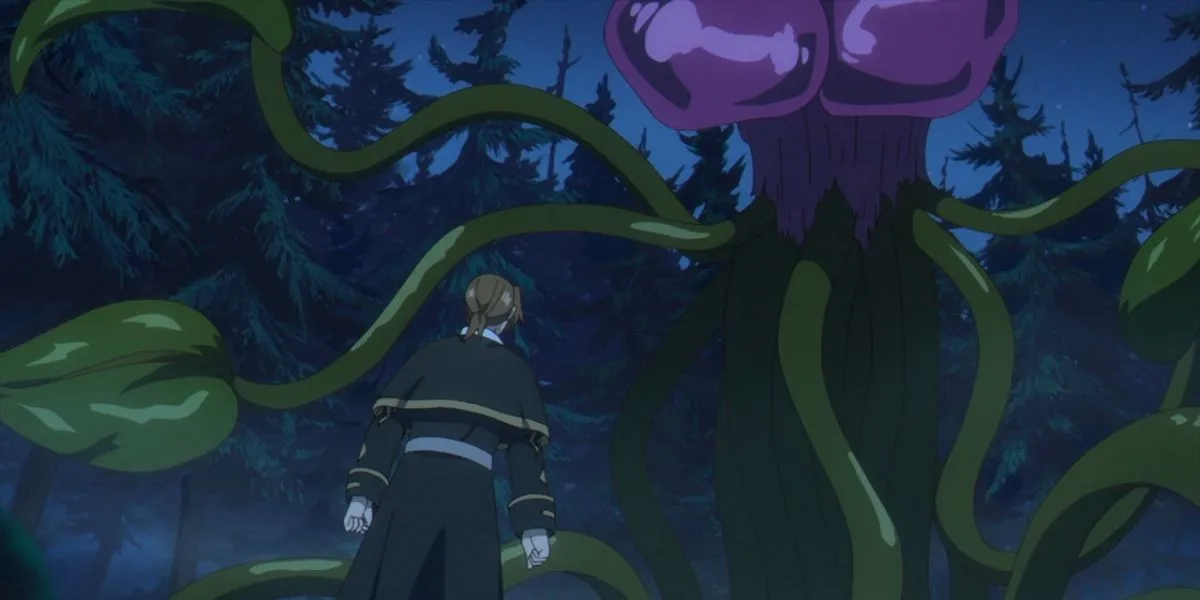 Зайн сражается с хаос-цветком