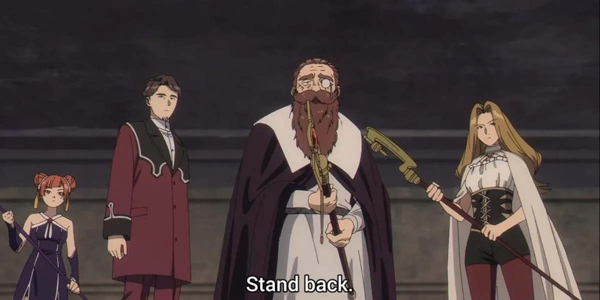 Горгулья стреляет лазерным лучом