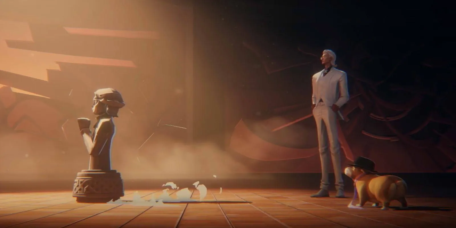 Hero X рассказывает Аху о Зиро в «Быть героем Икс», серия 24