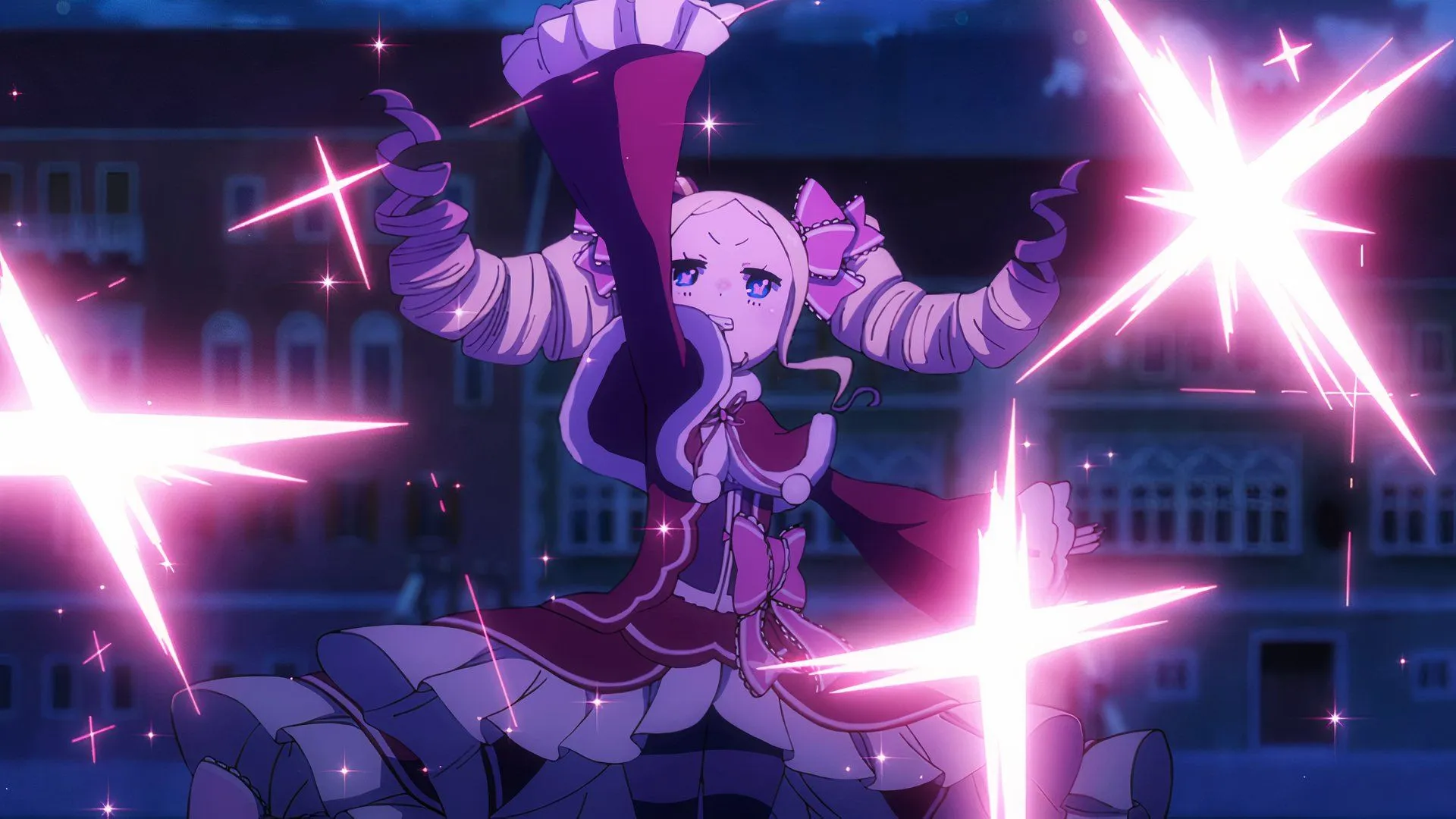 Беатрис использует магию в аниме «Re:Zero»