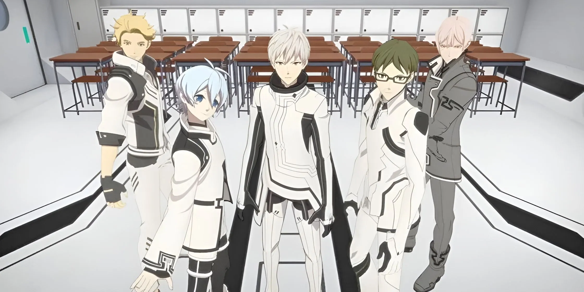 Кадр из аниме Dimension High School