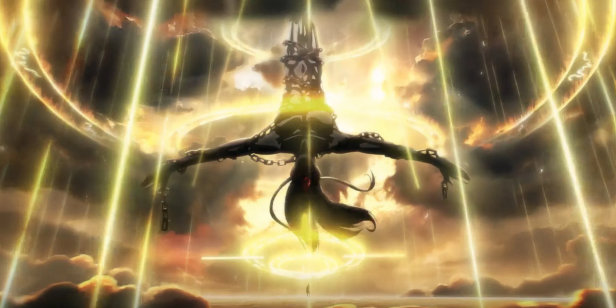 Данн смотрит на Истинного Создателя в дунхуа «Повелитель тайн»