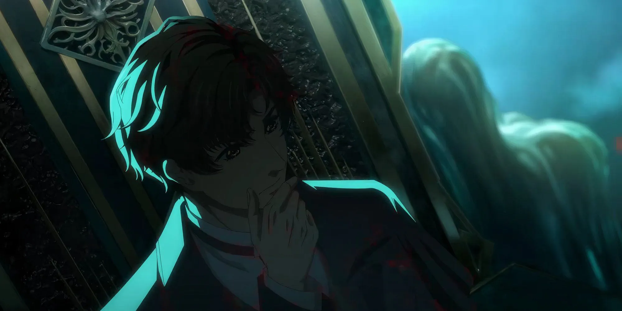 Кляйн Моретти размышляет в измерении серого тумана в дунхуа «Повелитель тайн»