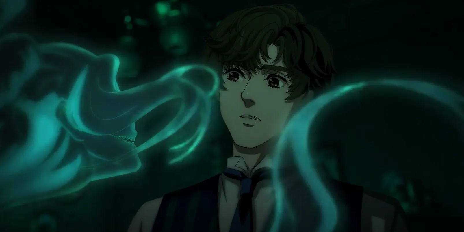 Кляйн смотрит на Дэйли в её духовной форме в «Повелителе тайн»