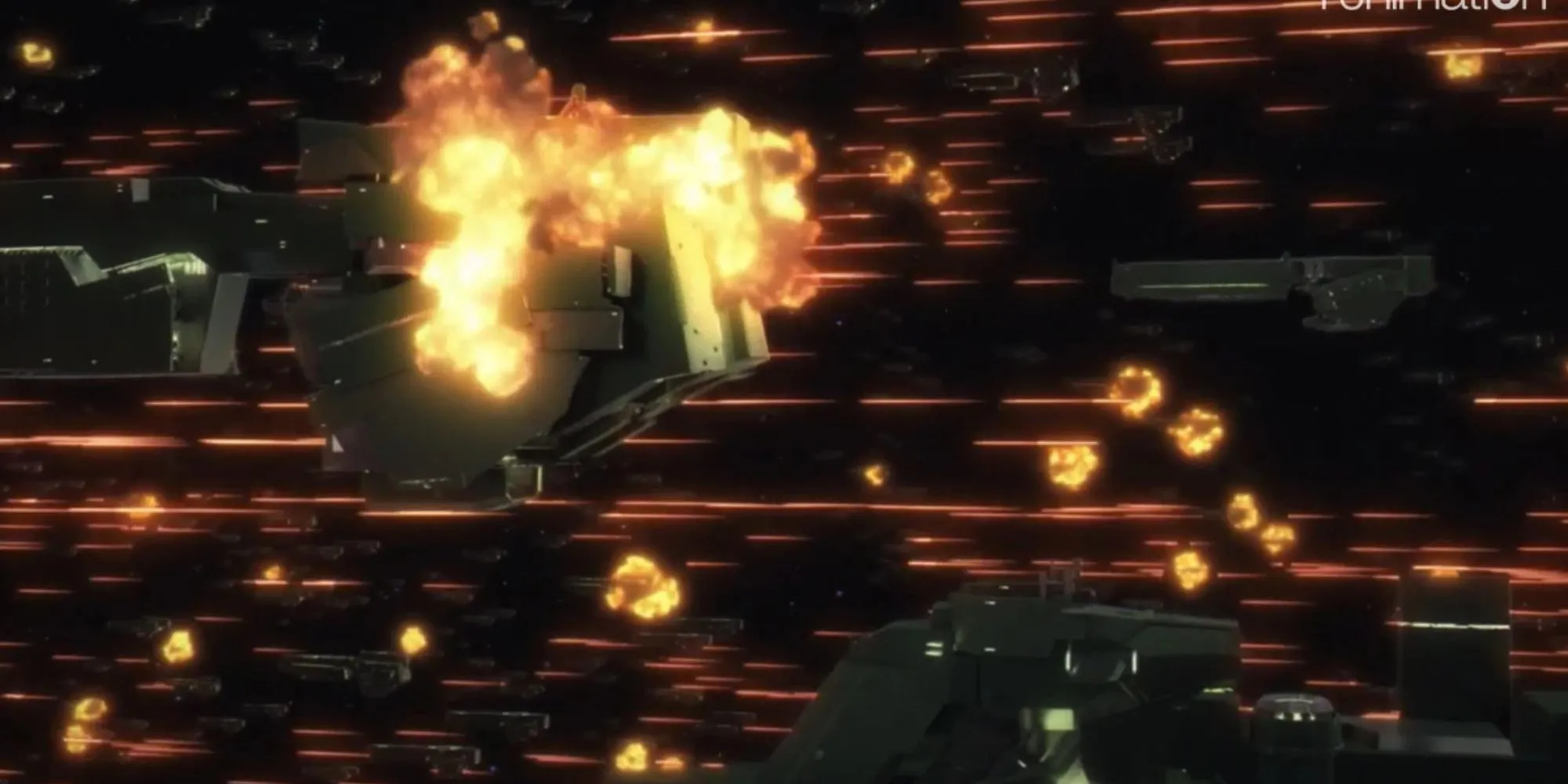 Космическое сражение в «Легенде о героях Галактики»